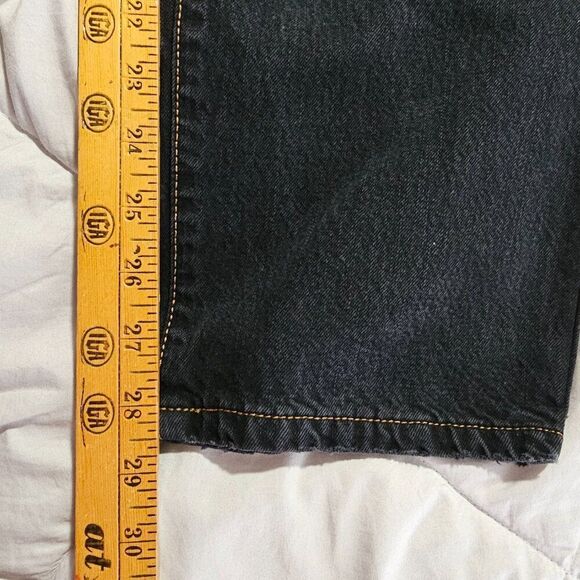 EUC CK CALVIN KLEIN JEANS DARK WASH HIGH RISE TAPER JEANS SIZE 16 - Picture 14 of 14